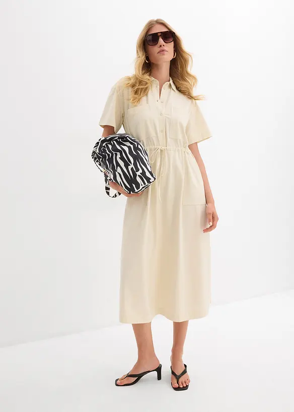 Abito in jersey di cotone elasticizzato, bonprix