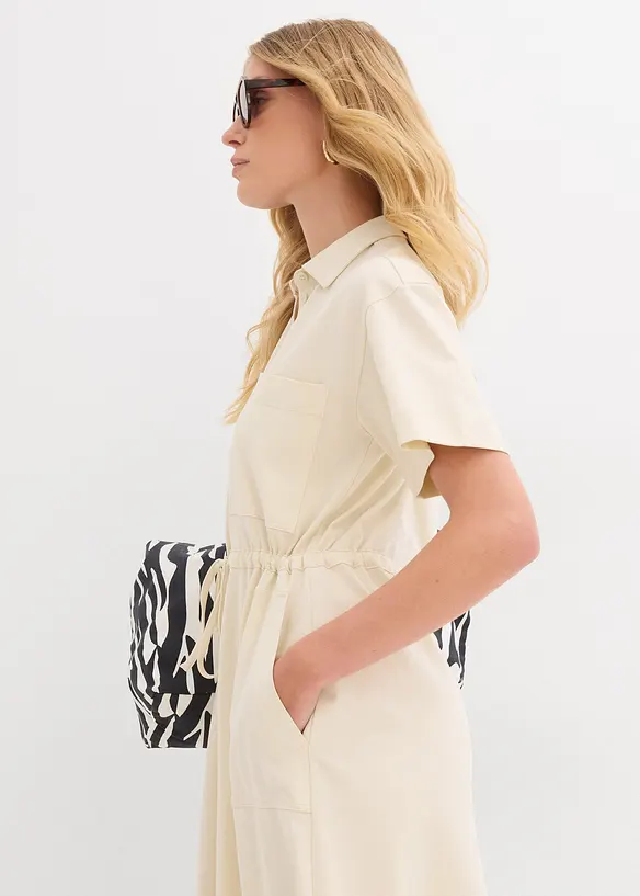 Abito in jersey di cotone elasticizzato, bonprix