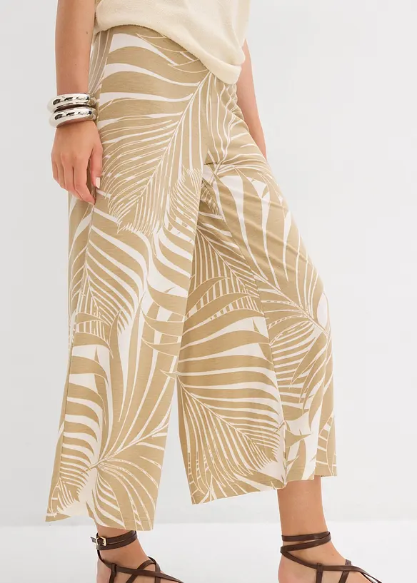 Pantaloni culotte in misto viscosa morbido, bonprix