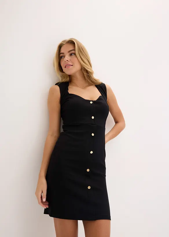 Miniabito con spalline imbottite, bonprix