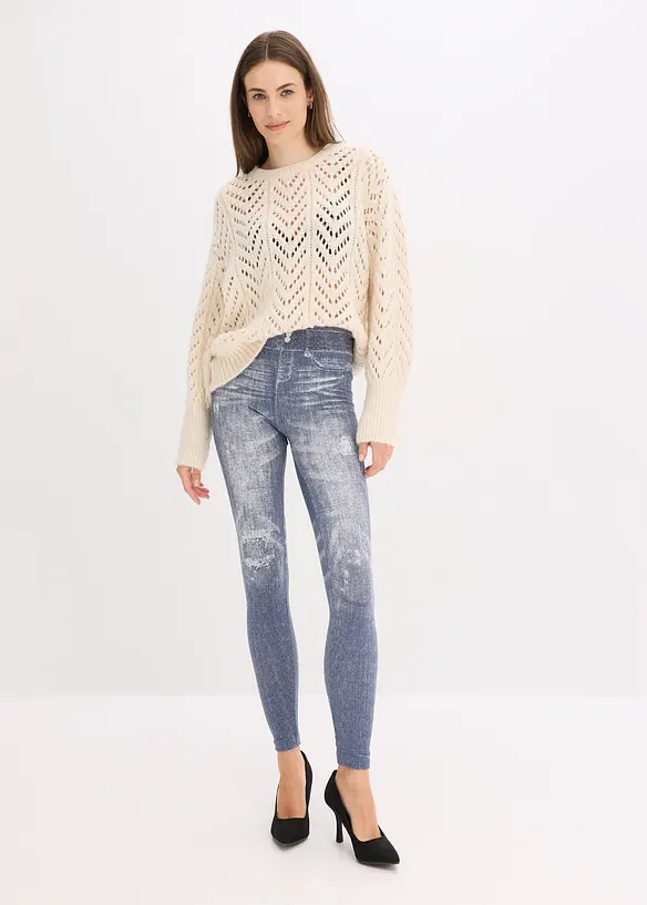 Leggings senza cuciture con fodera morbida, bonprix