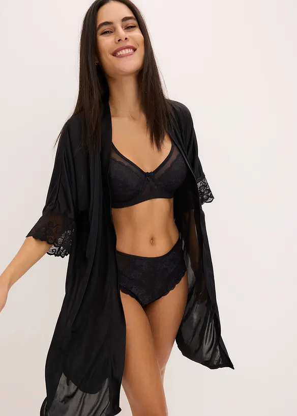 Slip alto con pizzo delicato (pacco da 2), bonprix