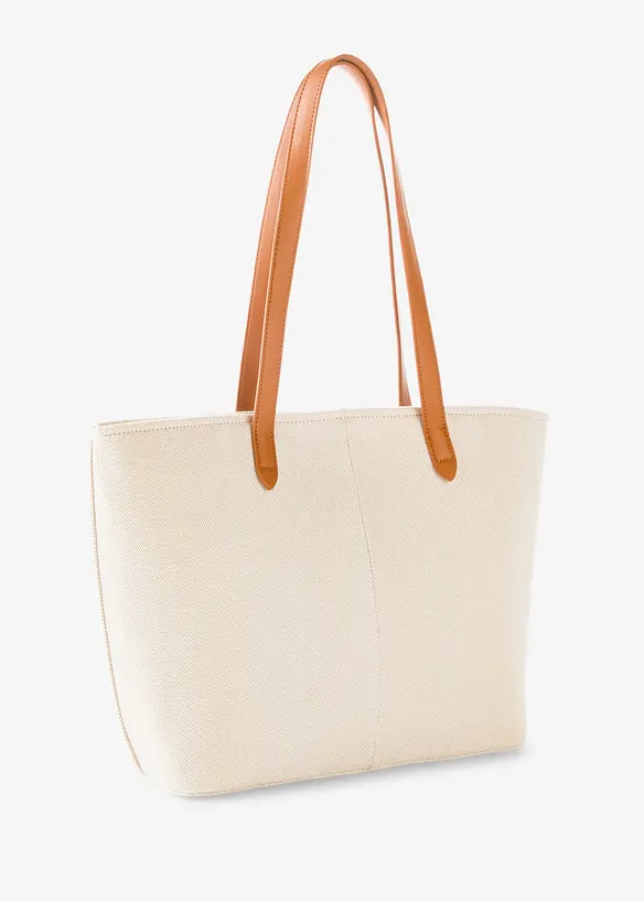 Borsa shopper in tela, bonprix