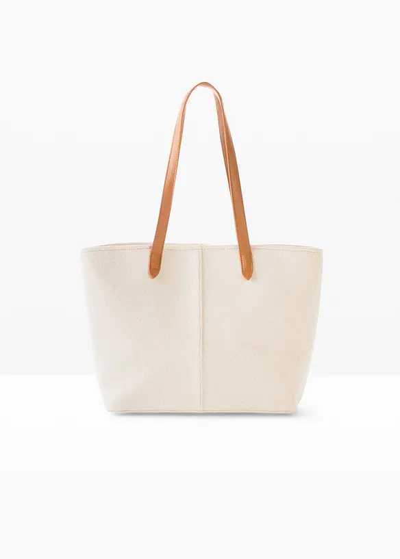 Borsa shopper in tela, bonprix