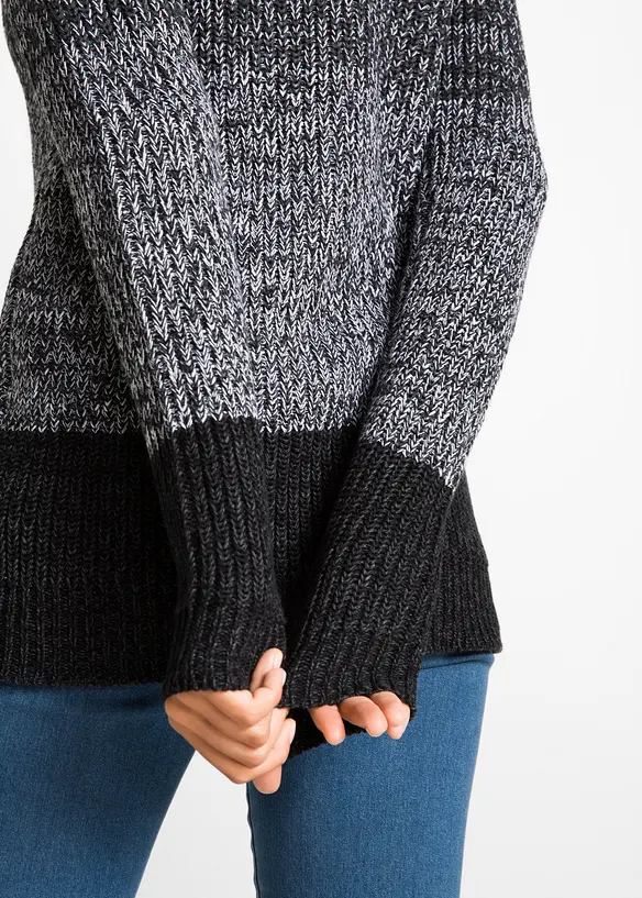 Maglione a fasce, bonprix