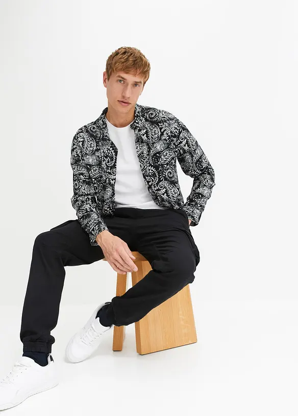 Pantaloni cargo con elastico in vita regular fit, straight, bonprix