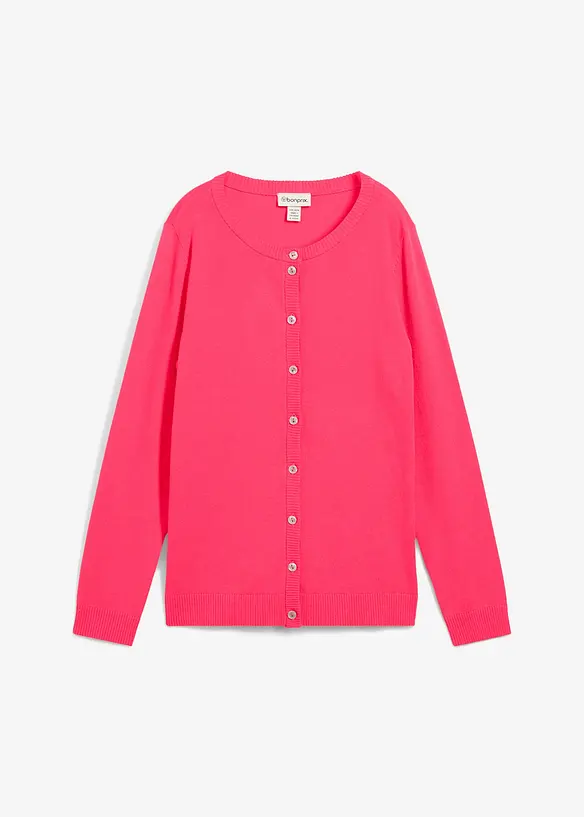 Cardigan con scollo rotondo, bonprix