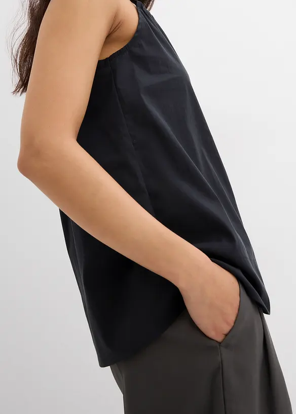 Top svasato con spalline sottili, bonprix