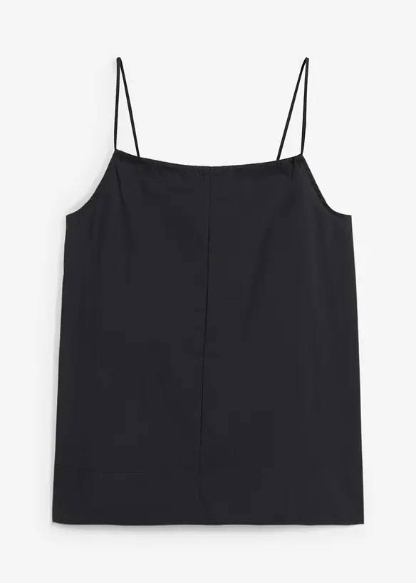 Top svasato con spalline sottili, bonprix