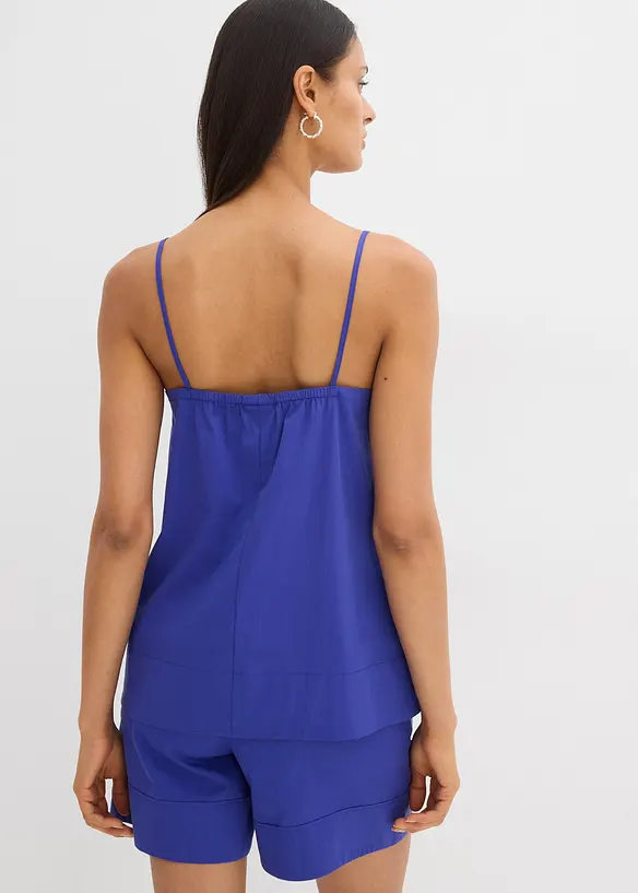 Top svasato con spalline sottili, bonprix