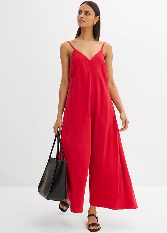 Tuta elegante in misto viscosa con spalline regolabili, bonprix