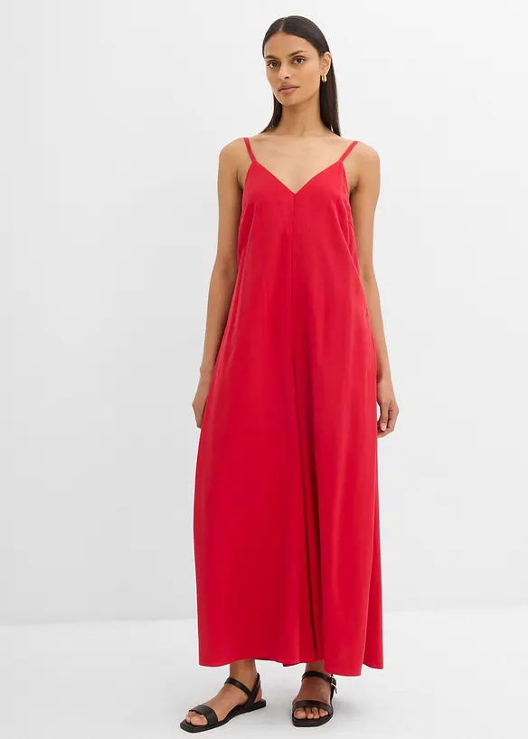 Tuta elegante in misto viscosa con spalline regolabili, bonprix