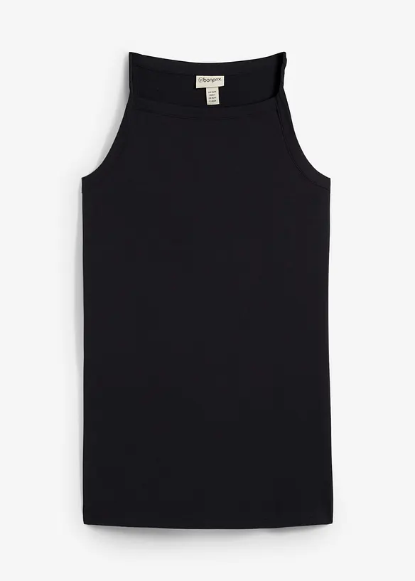 Top lungo in misto cotone elasticizzato, bonprix