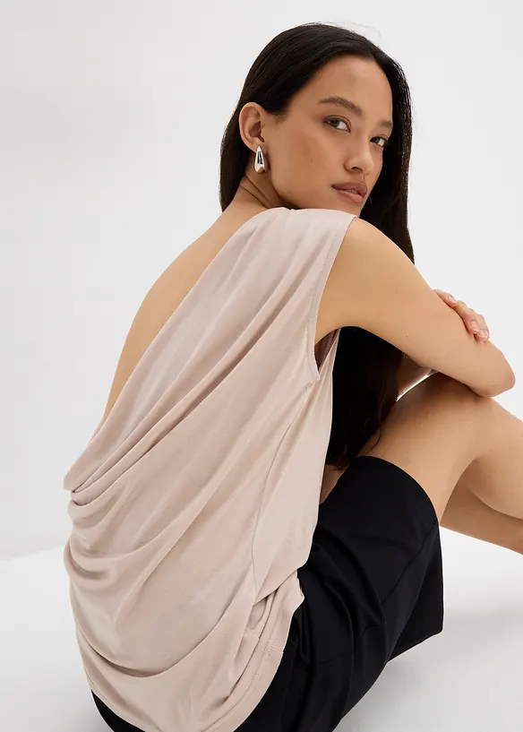 Top in fine viscosa, bonprix