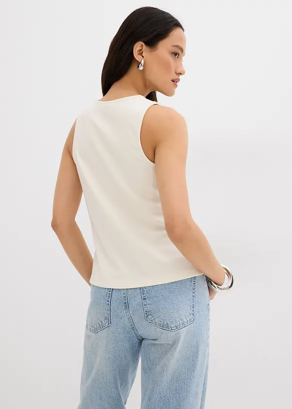 Gilet comodo in maglia punto Roma, bonprix
