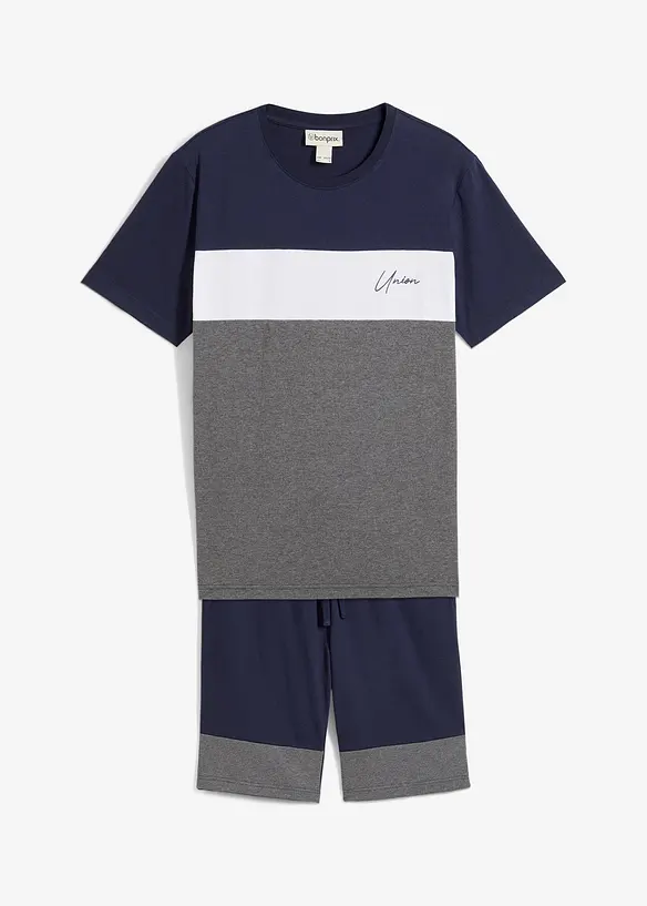 T-shirt e bermuda in felpa (set 2 pezzi), bonprix
