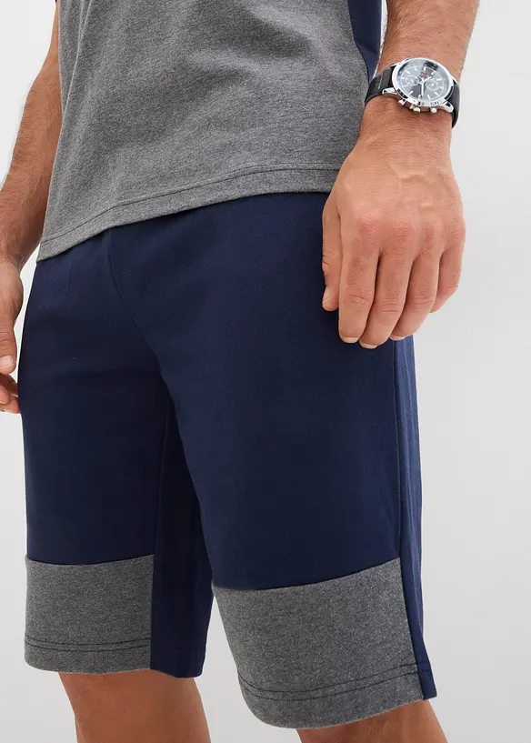 T-shirt e bermuda in felpa (set 2 pezzi), bonprix