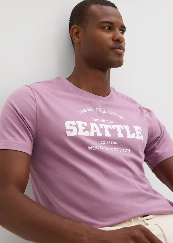 T-shirt in puro cotone (pacco da 2), bonprix