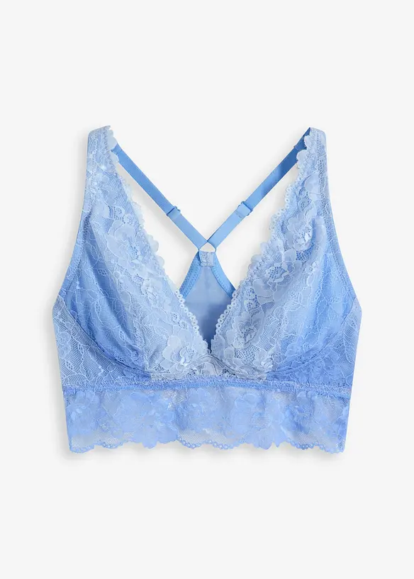 Reggiseno a bustier con pizzo delicato dai colori sfumati, bonprix