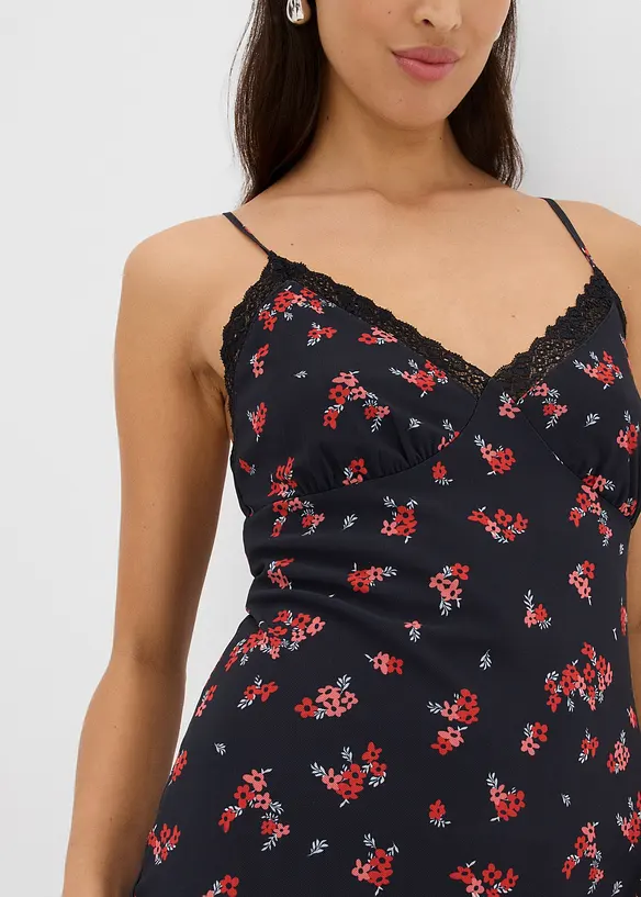 Abito midi in mesh, bonprix