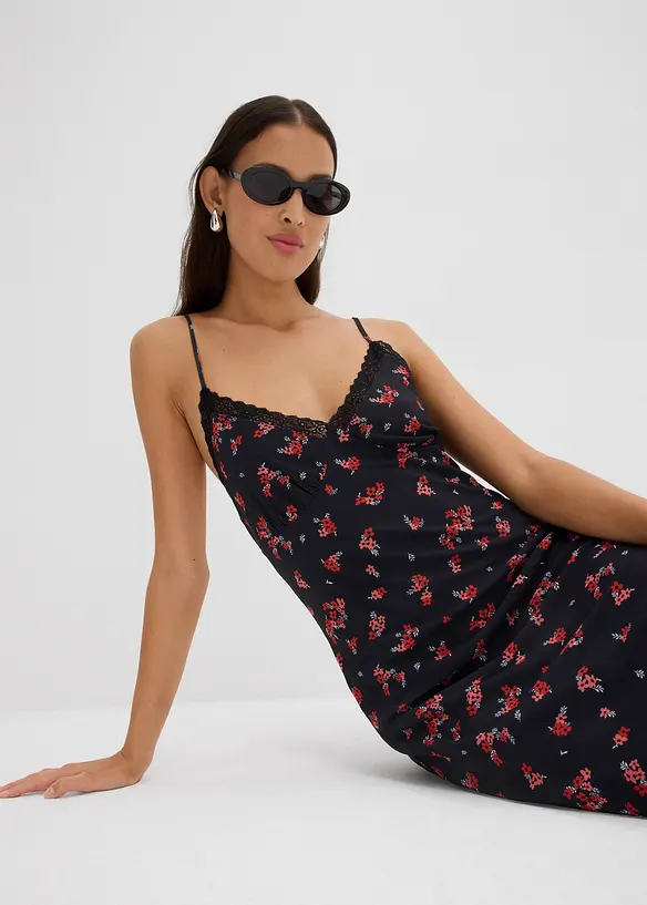 Abito midi in mesh, bonprix