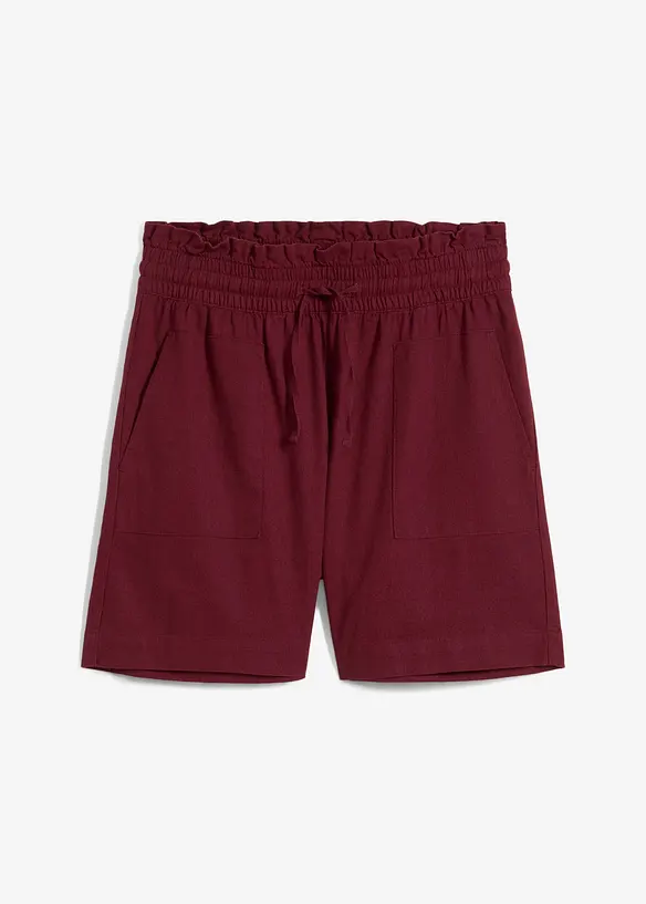 Shorts misto lino, bonprix
