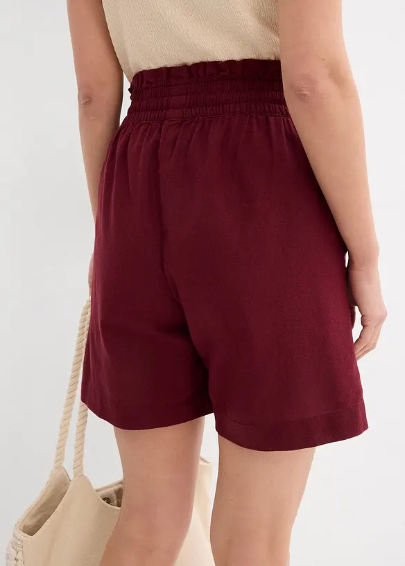 Shorts misto lino, bonprix