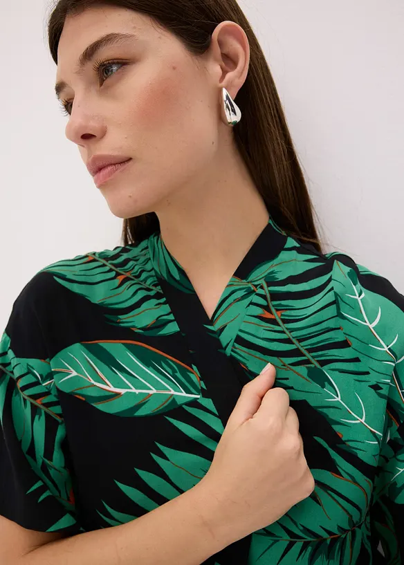 Blusa a kimono in viscosa fluente, bonprix