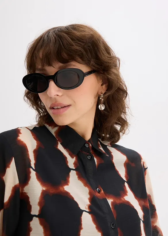 Camicetta lunga in fantasia batik, bonprix