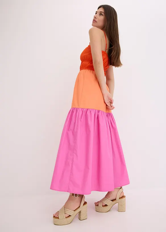 Abito con spalline in puro cotone, bonprix