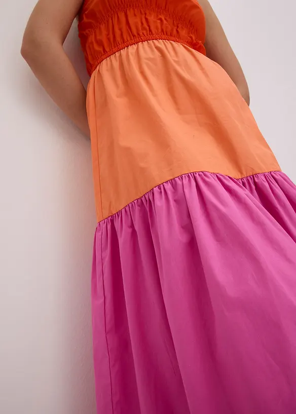 Abito con spalline in puro cotone, bonprix