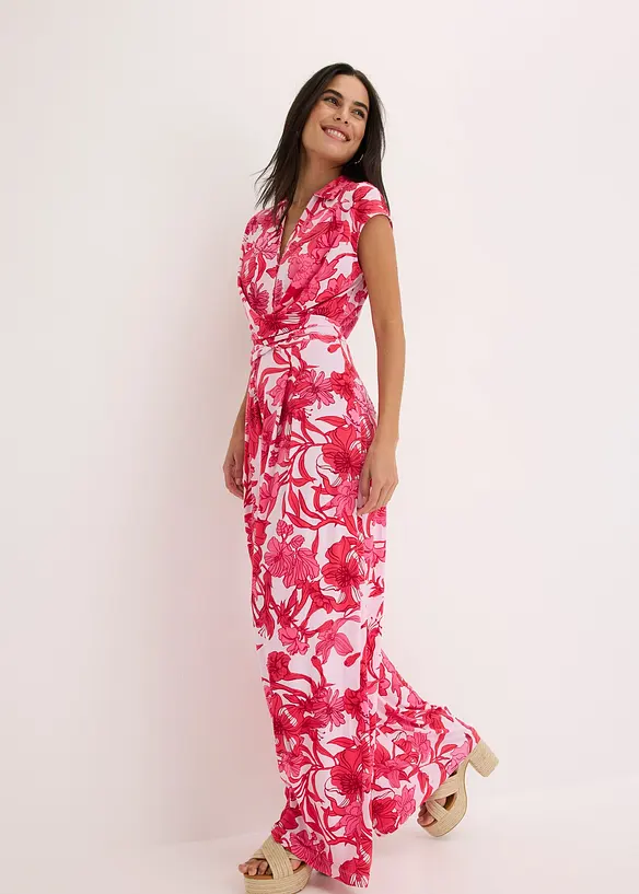 Tuta in jersey fantasia, bonprix