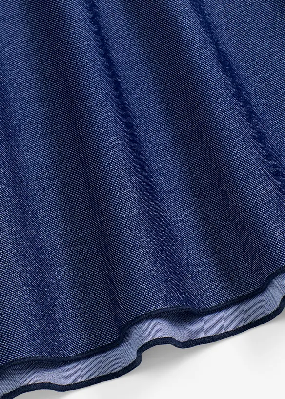 Tankini  lungo con effetto denim (set 2 pezzi), bonprix