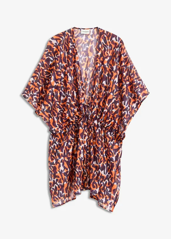 Kimono copricostume con cintura da annodare, bonprix