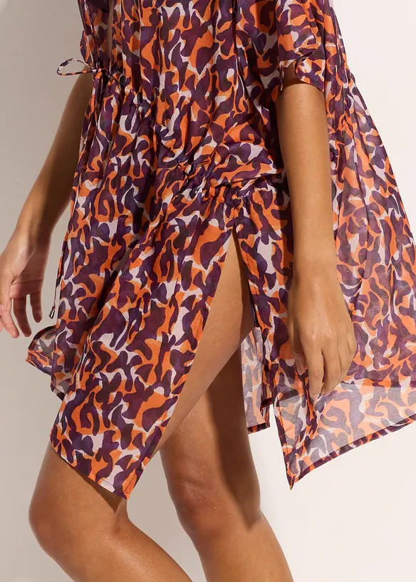 Kimono copricostume con cintura da annodare, bonprix