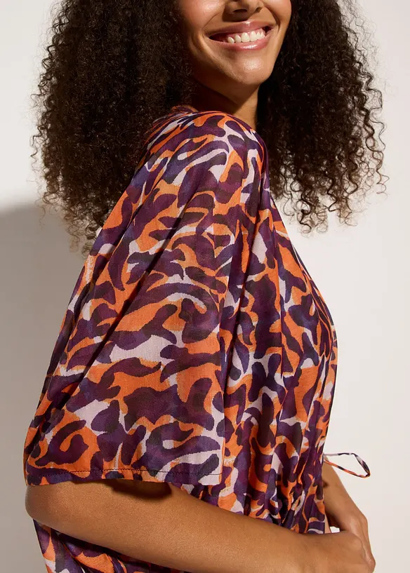 Kimono copricostume con cintura da annodare, bonprix