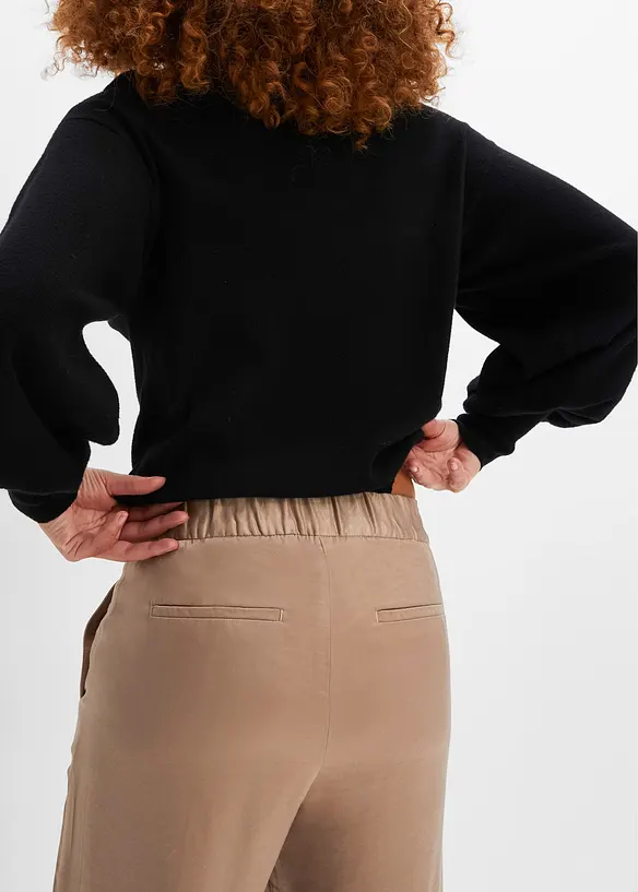 Pantaloni a palazzo in satin, BODYFLIRT