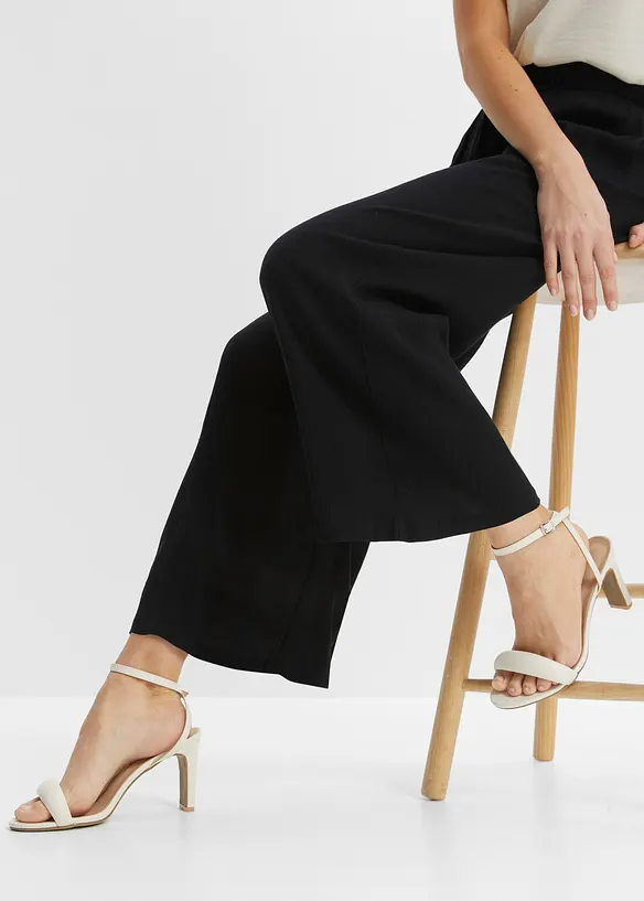 Pantaloni con elastico in vita in viscosa, bonprix