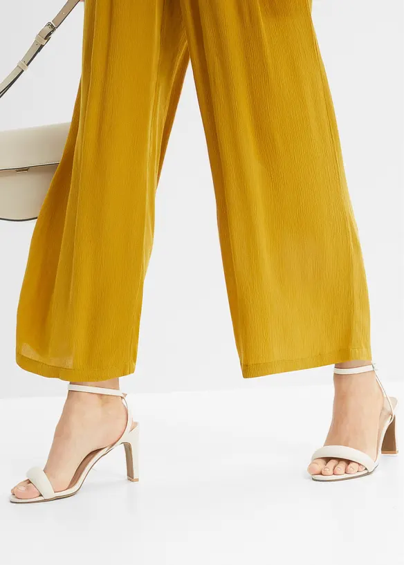 Pantaloni con elastico in vita in viscosa, bonprix