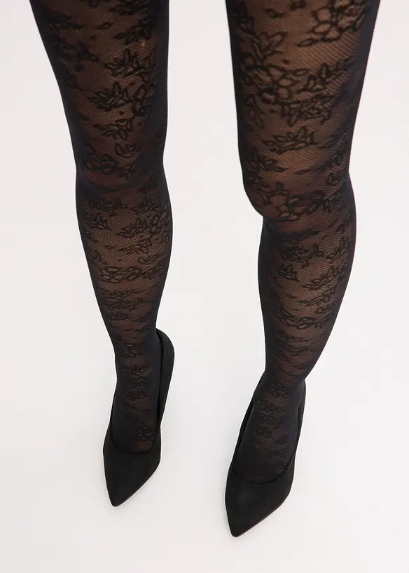 Collant 70 den in pizzo, bonprix