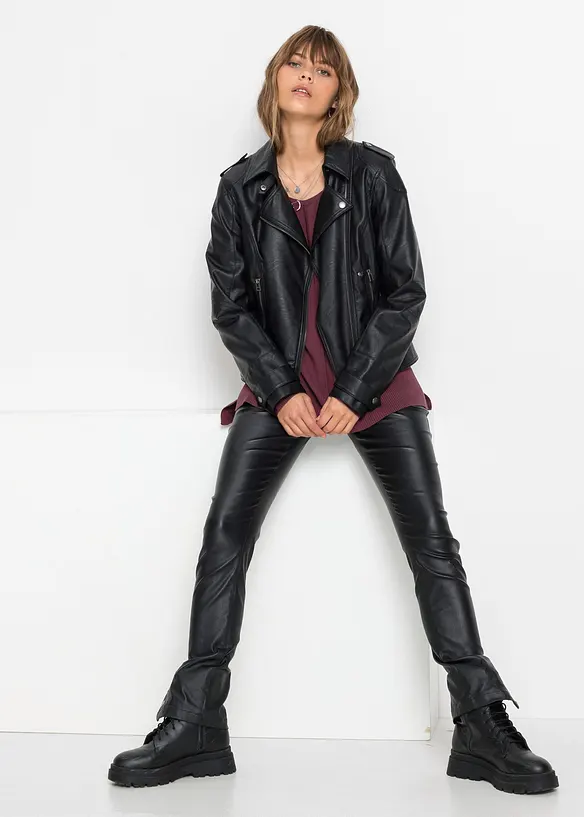 Maglione oversize in misto viscosa, bonprix