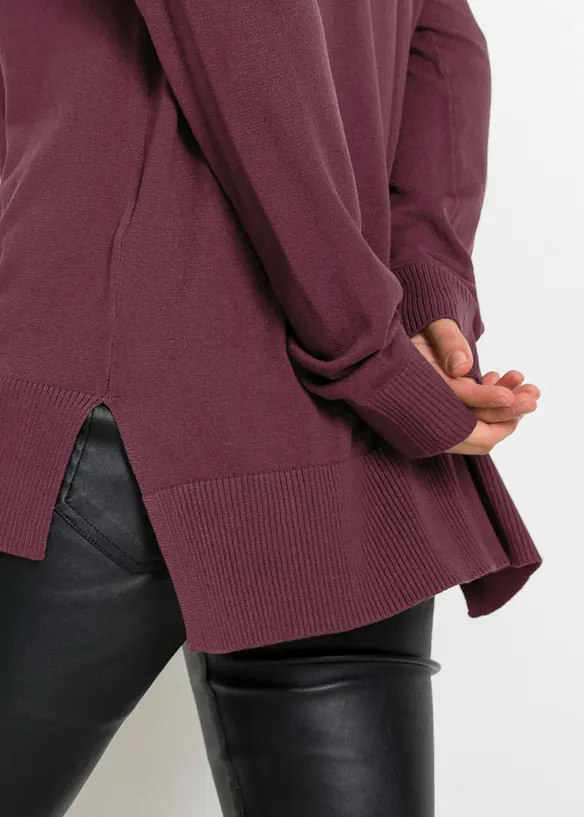Maglione oversize in misto viscosa, bonprix