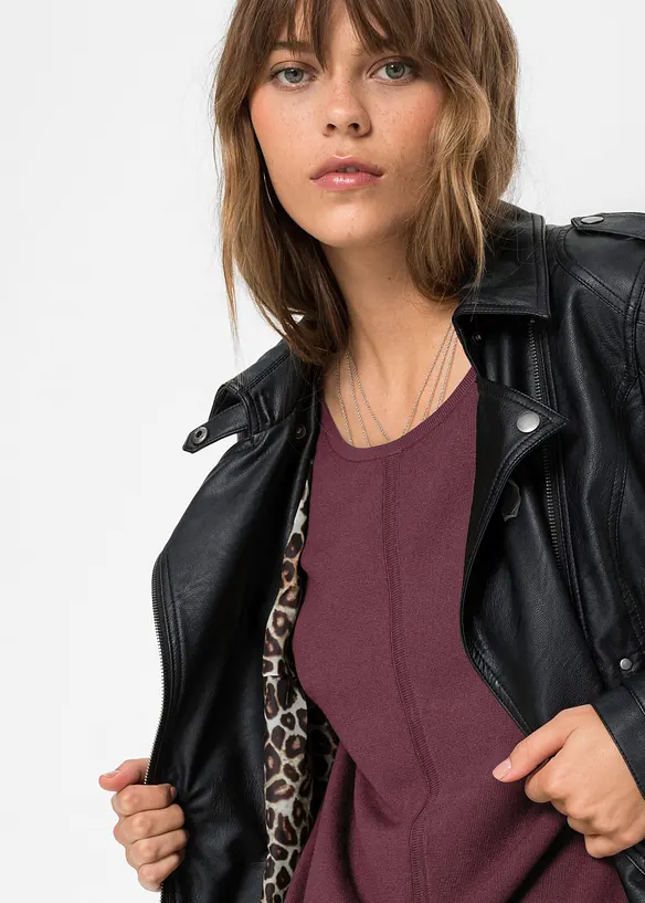 Maglione oversize in misto viscosa, bonprix
