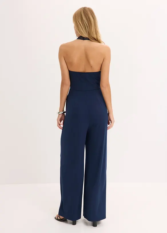 Tuta elegante in jersey con dettagli laser-cut, bonprix