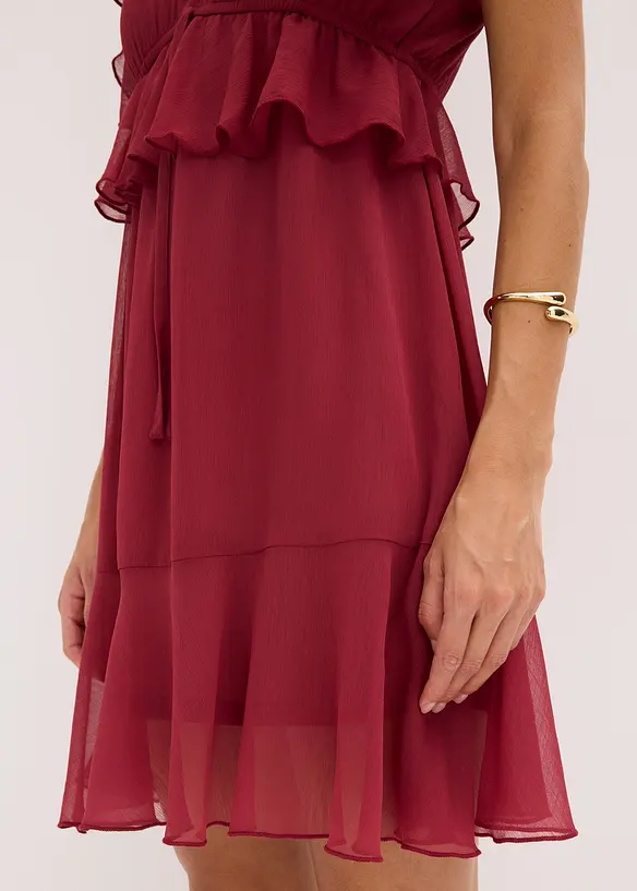 Abito di chiffon svasato, bonprix