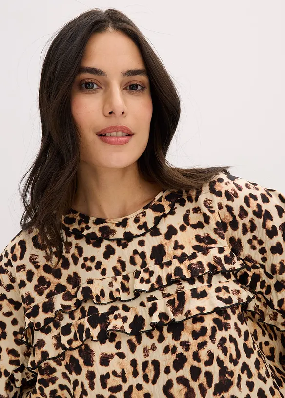 Blusa in misto viscosa fine, bonprix