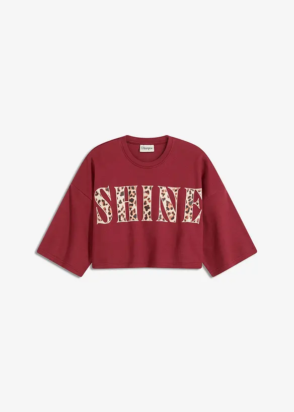 T-shirt cropped in puro cotone biologico, bonprix