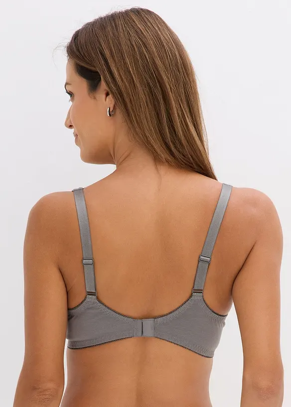 Reggiseno con ferretto e cotone biologico morbido (pacco da 3), bonprix
