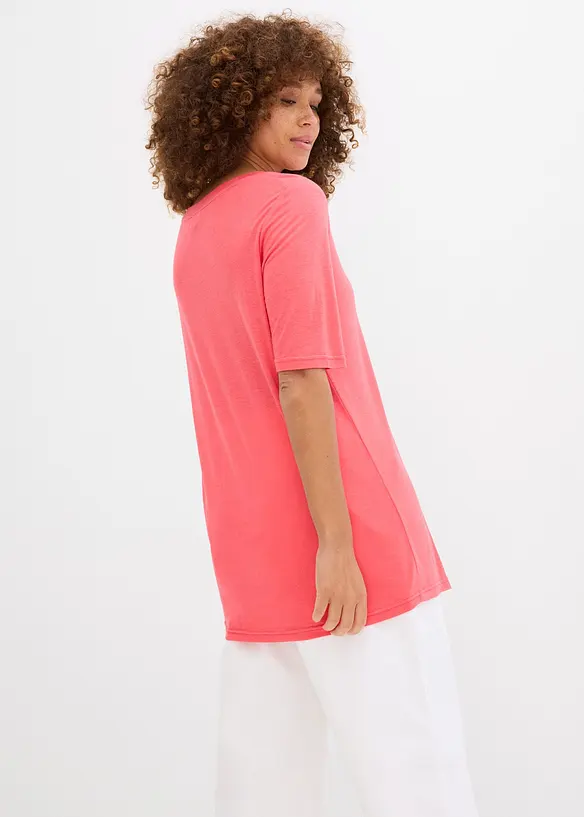 Maglia lunga in viscosa morbida, bonprix