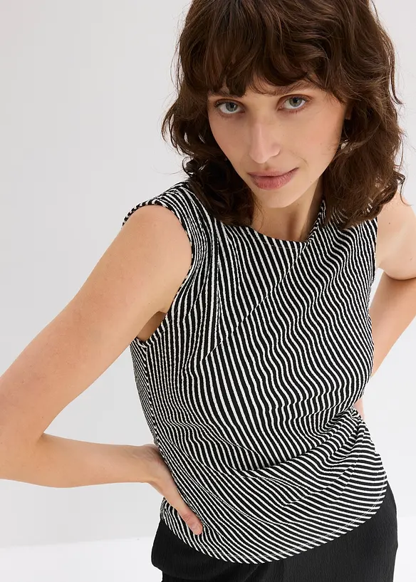 Maglia con arricciatura, bonprix